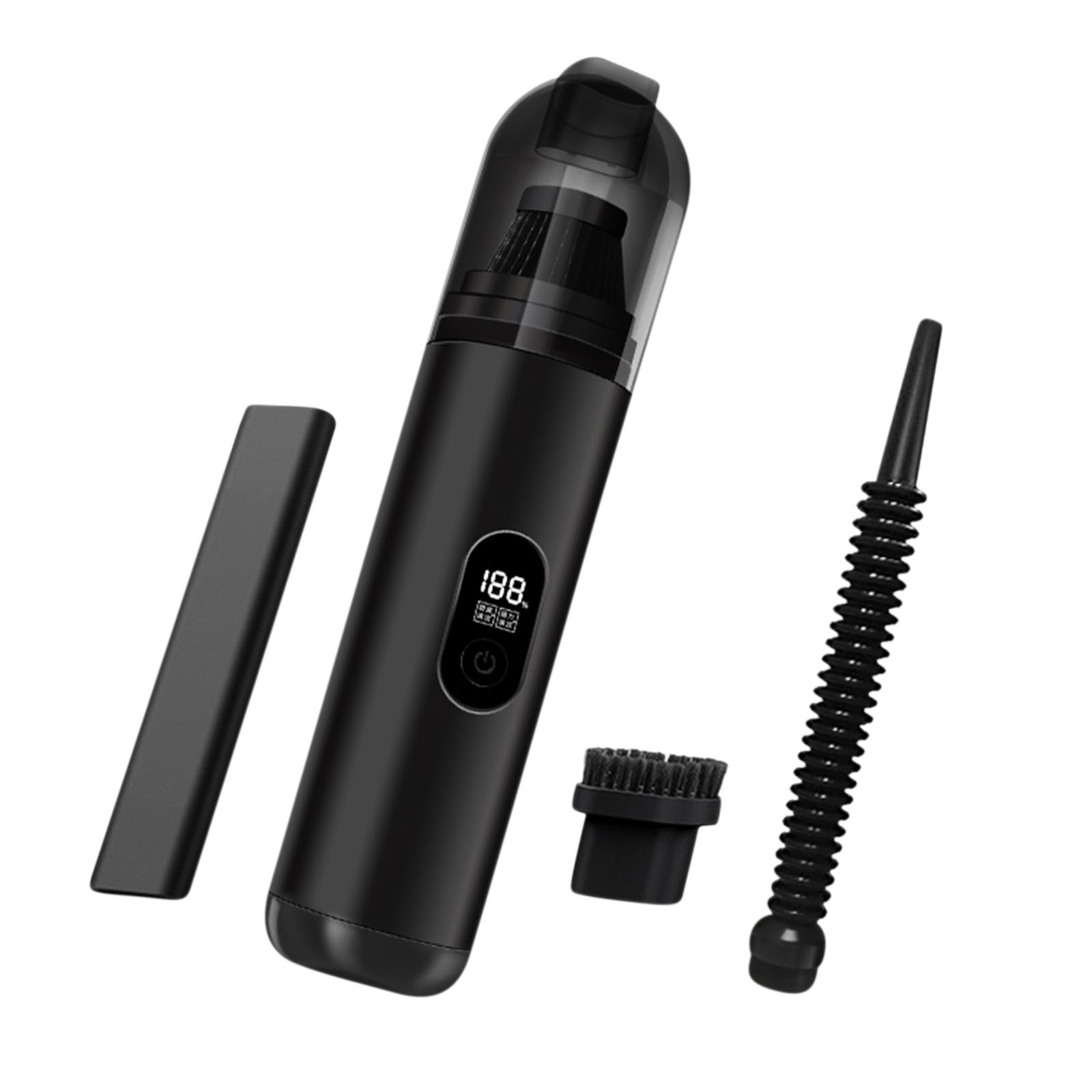 SPOORYYO Handheld Wireless Vacuum Cleaner with Strong Suction and Detachable Water Tank for Home and Car Cleaning
